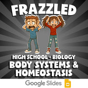 Body Systems & Homeostasis FRAZZLED Science Game - No Prep Biology Review