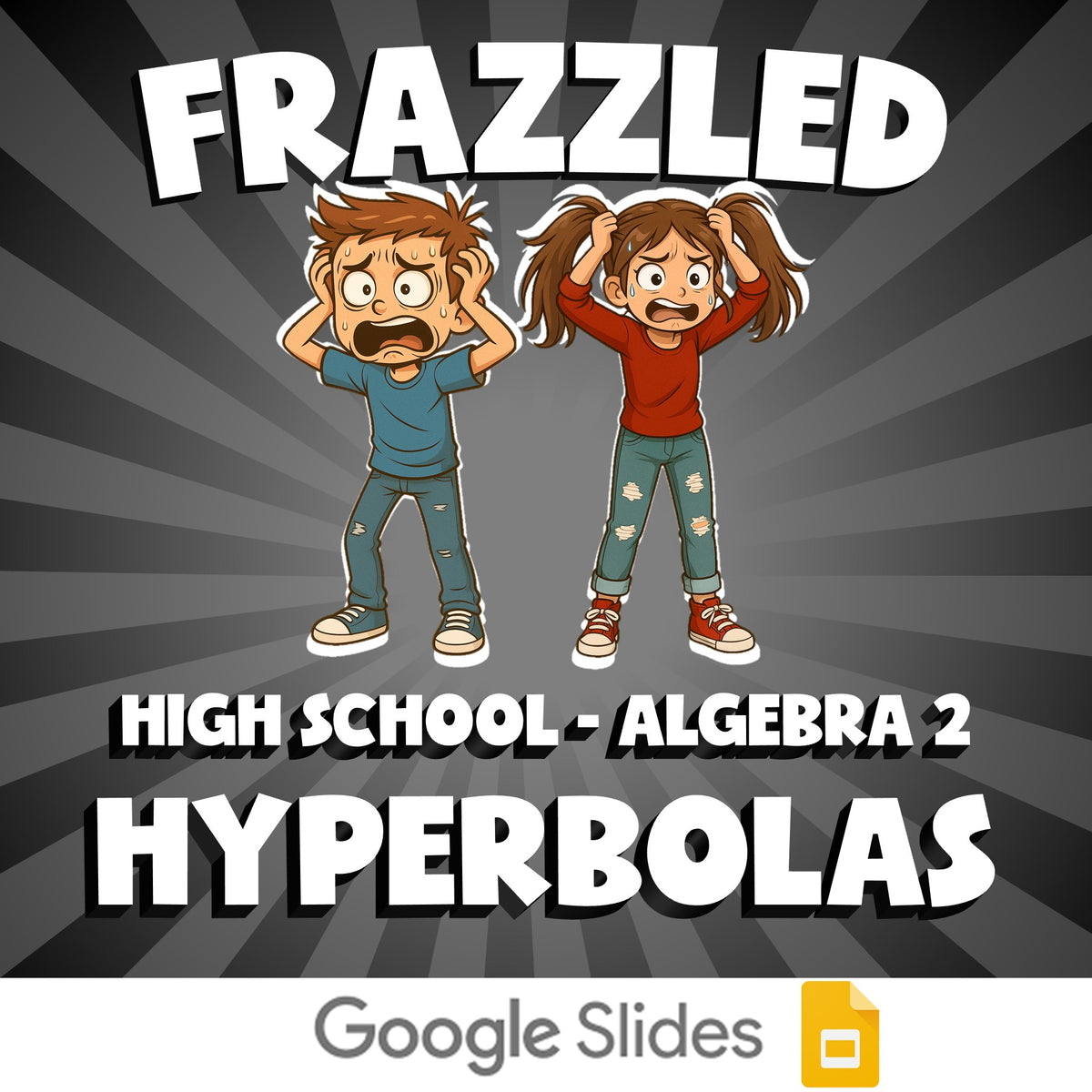 Hyperbolas FRAZZLED Math Game - No Prep Algebra 2 Review Activity