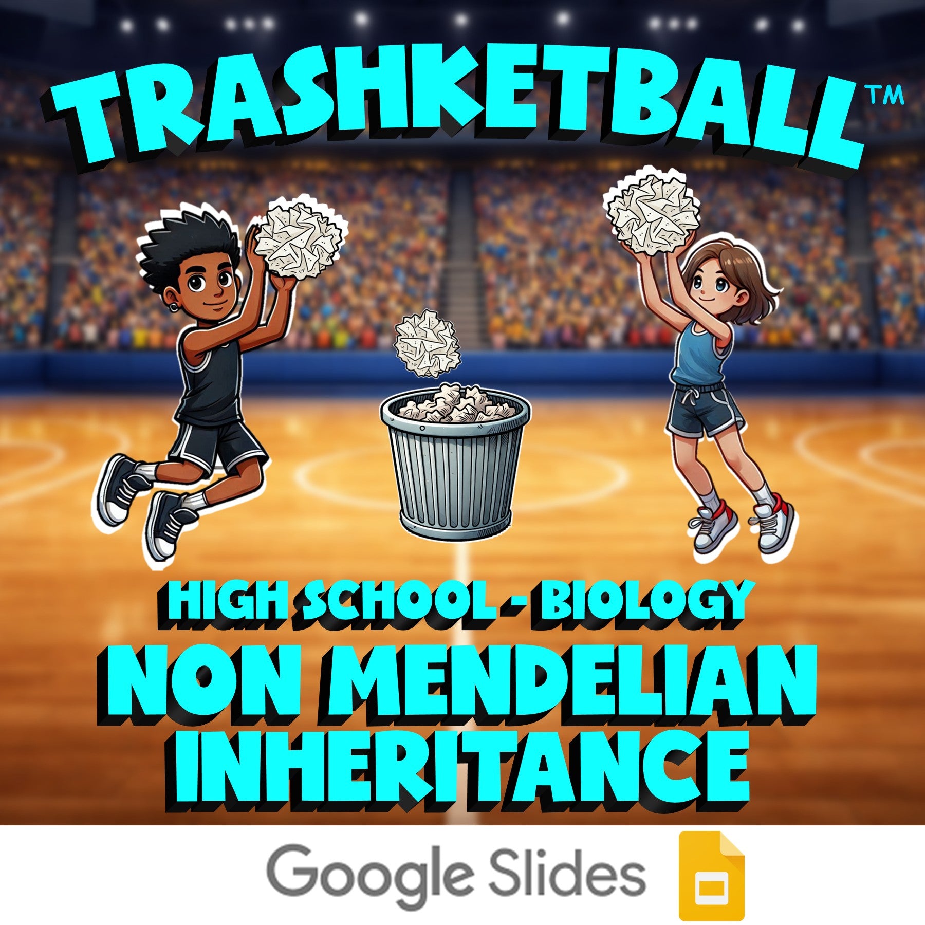 Non Mendelian Inheritance TRASHKETBALL Science Game - No Prep Biology Review