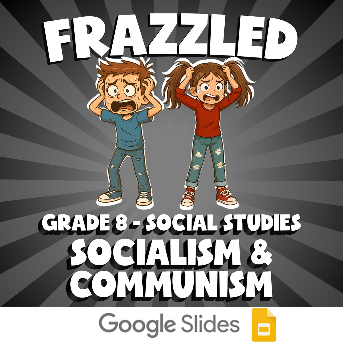 Socialism & Communism FRAZZLED Socials Game - No Prep Grade 8 Review Activity