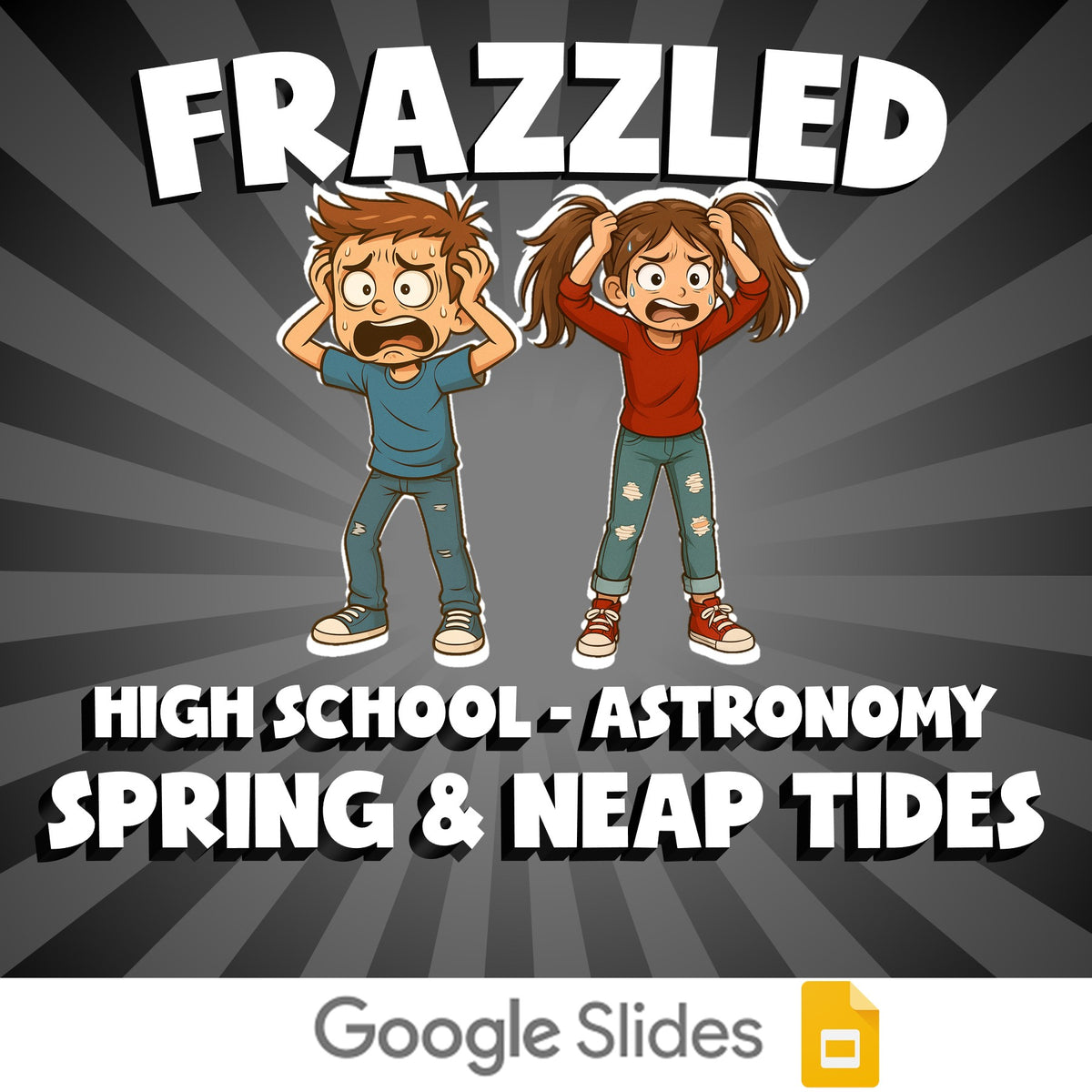 Spring & Neap Tides FRAZZLED Science Game - No Prep Astronomy Review Activity