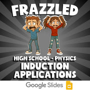Induction Applications FRAZZLED Science Game - No Prep Physics Review Activity