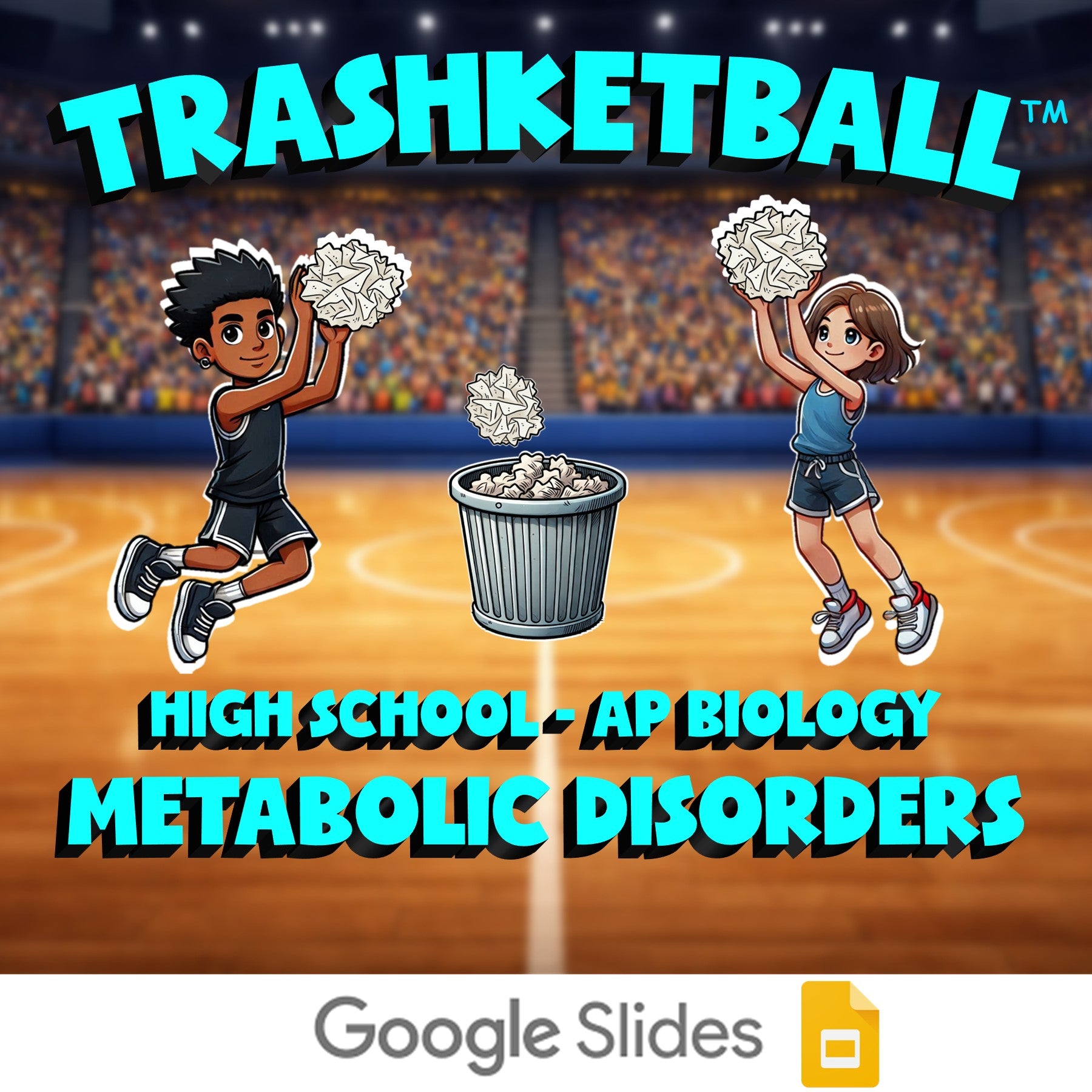 Metabolic Disorders TRASHKETBALL Science Game - No Prep AP Biology Review