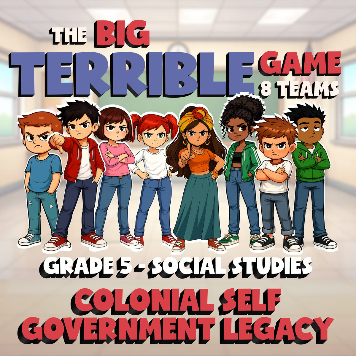 Colonial Self Government Legacy BIG TERRIBLE GAME - Grade 5 Socials Review