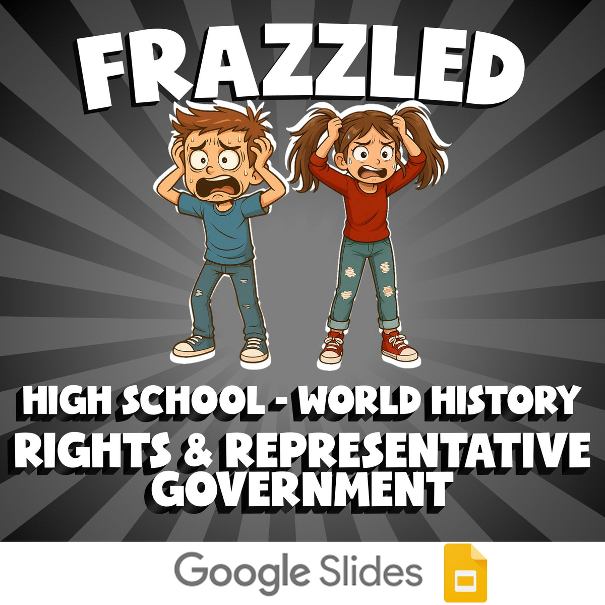 Rights & Representative Government FRAZZLED Game - No Prep World History Review