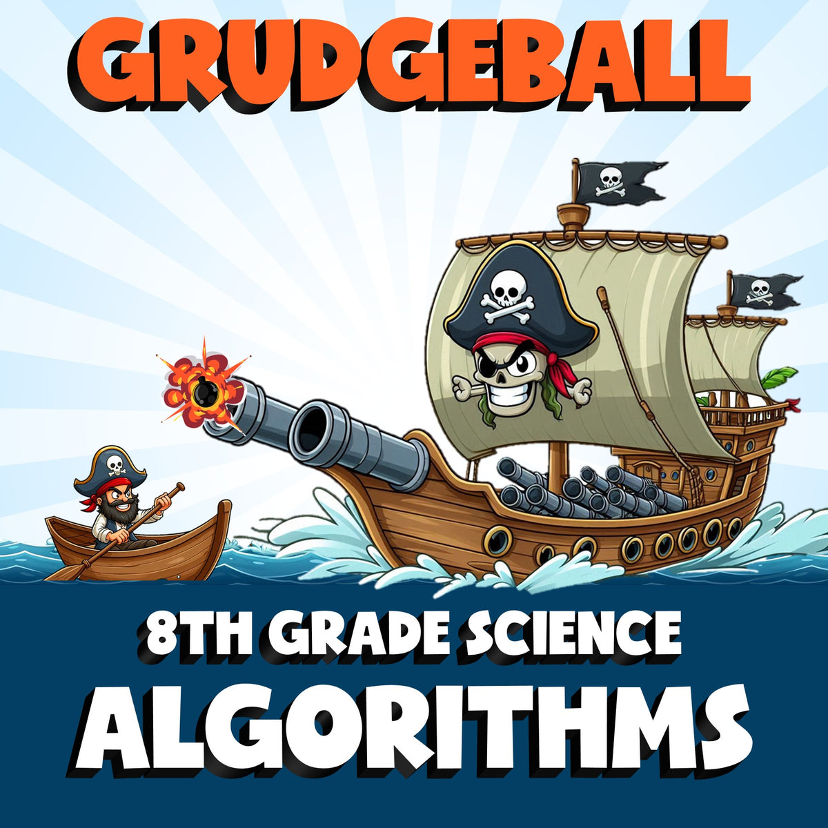 Algorithms GRUDGEBALL Science Game - No Prep Grade 8 Review Activity