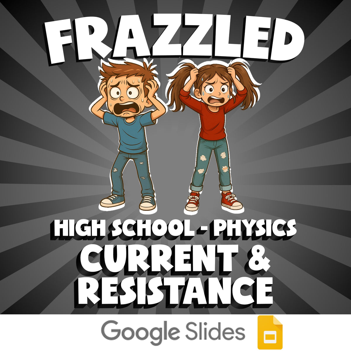Current & Resistance FRAZZLED Science Game - No Prep Physics Review Activity