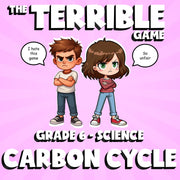 Carbon Cycle THE TERRIBLE GAME - No Prep Grade 6 Science Review Activity