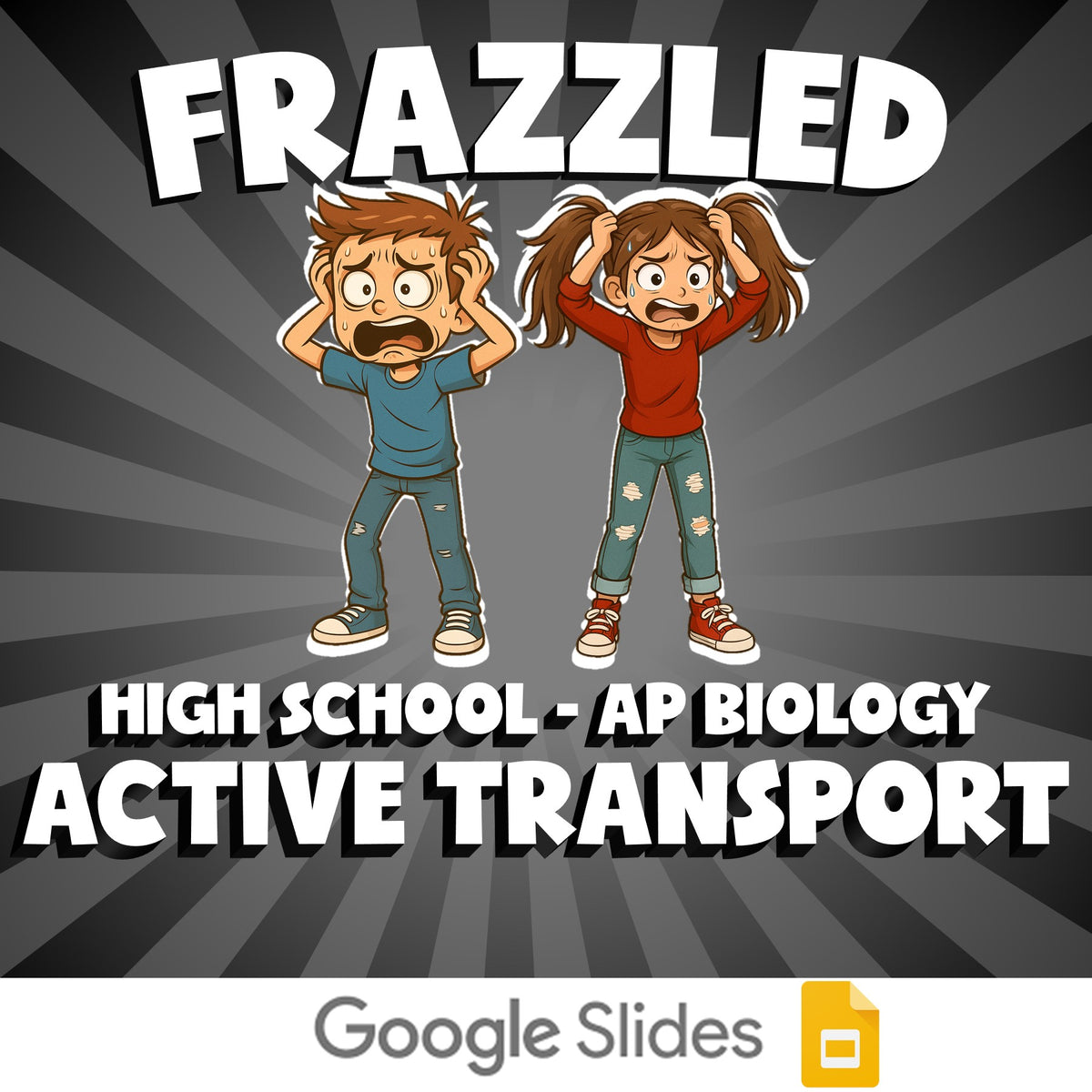 Active Transport FRAZZLED Science Game - No Prep AP Biology Review Activity