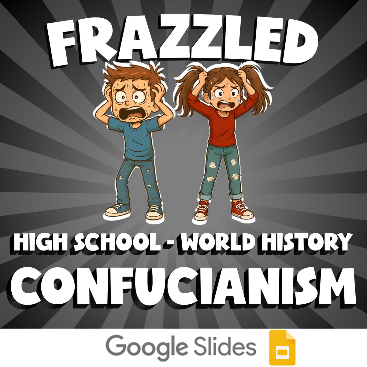 Confucianism FRAZZLED Game - No Prep World History Review Activity