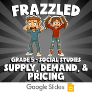 Supply, Demand, & Pricing FRAZZLED Socials Game - No Prep Grade 5 Review