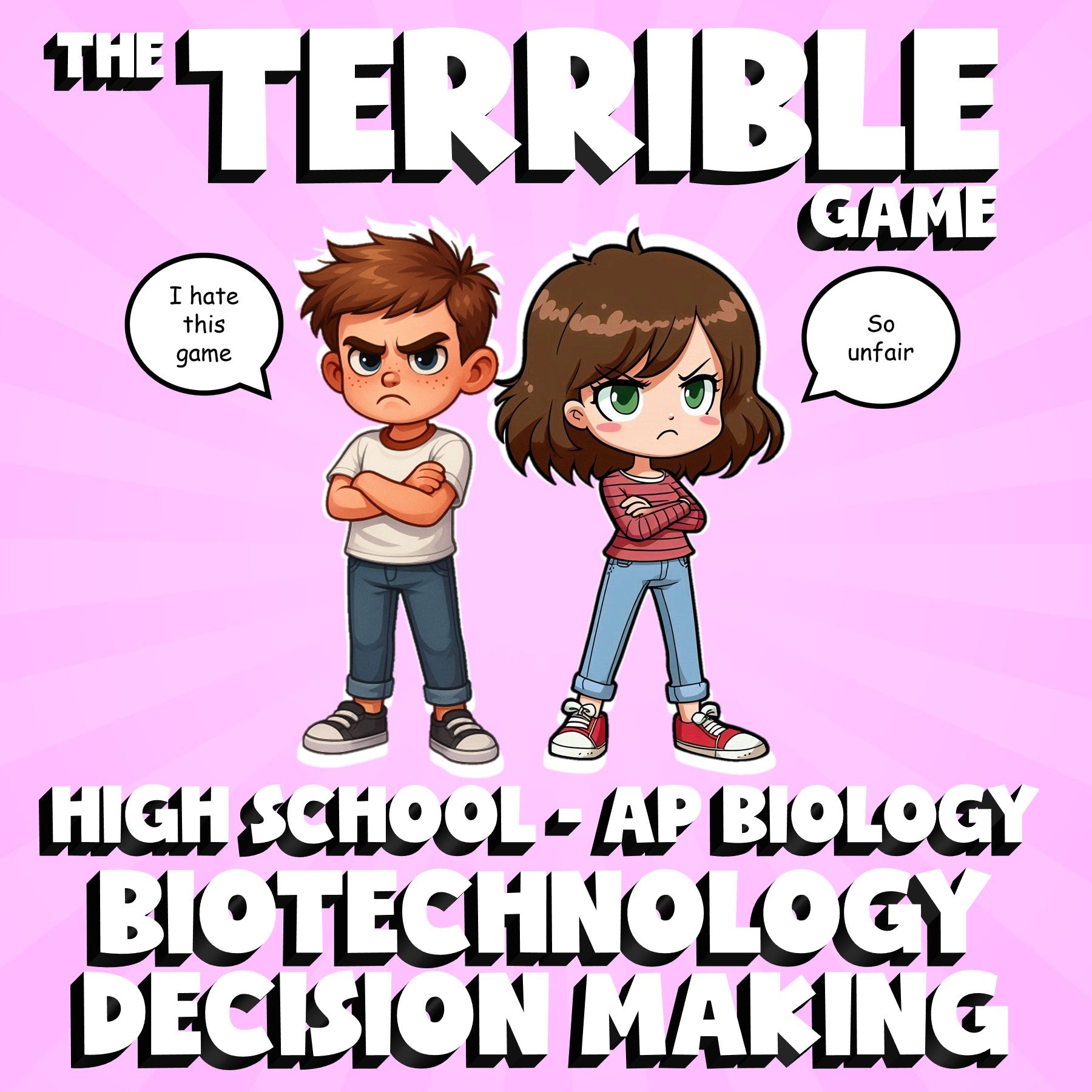 Biotechnology Decision Making THE TERRIBLE GAME - AP Biology Science Review