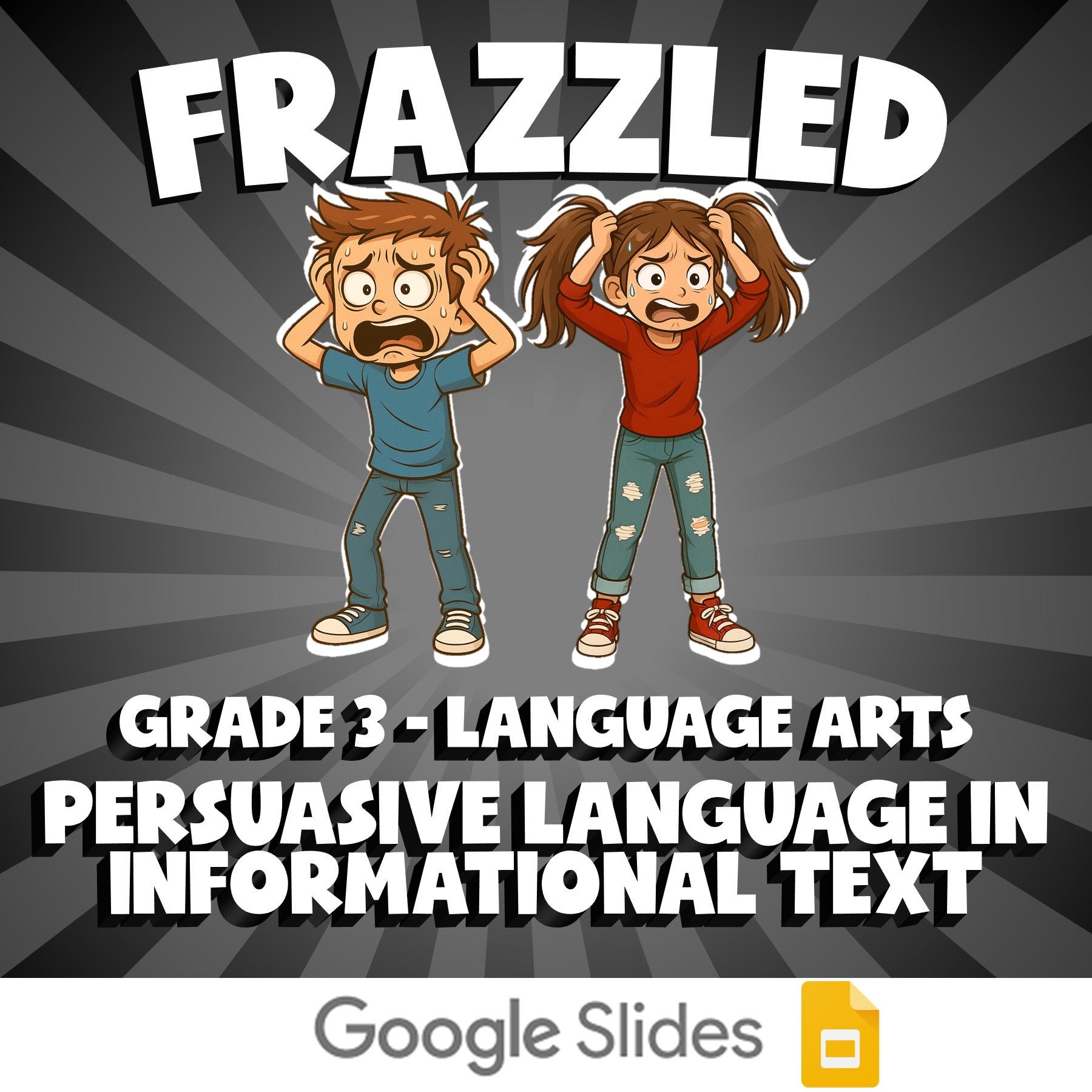 Persuasive Language in Informational Text FRAZZLED ELA Game - No Prep Grade 3