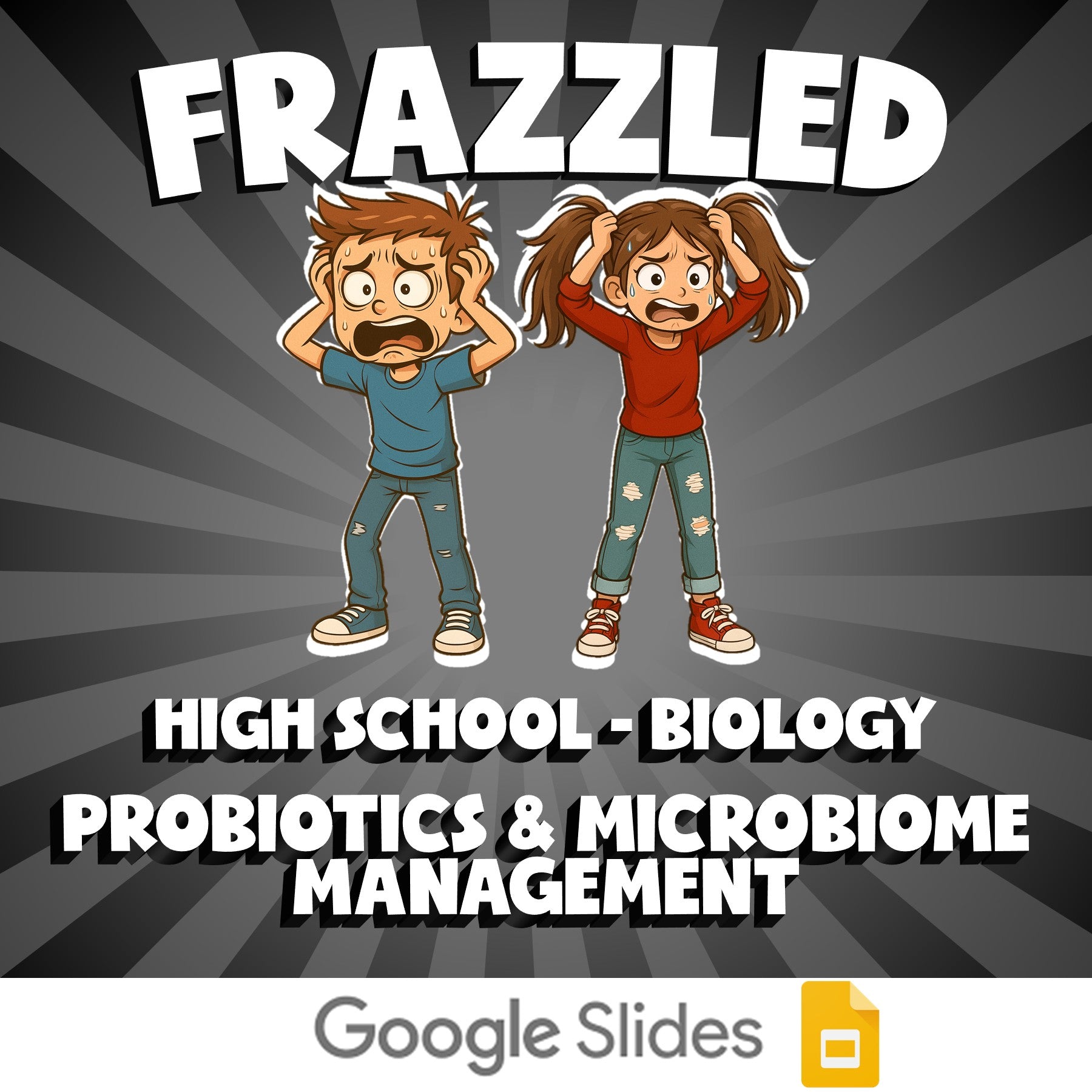 Probiotics & Microbiome Management FRAZZLED Science Game - No Prep Biology