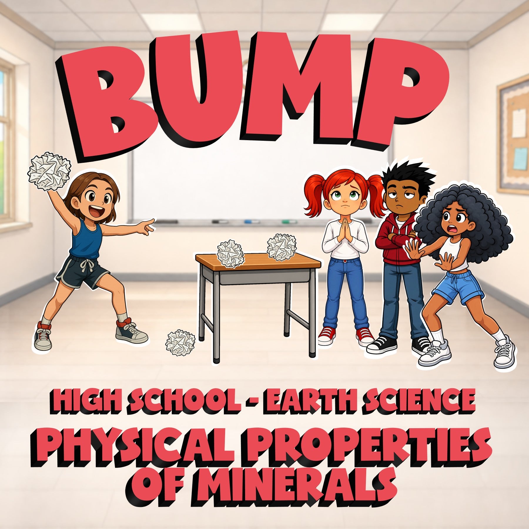 Physical Properties of Minerals BUMP Game - No Prep Earth Science Review