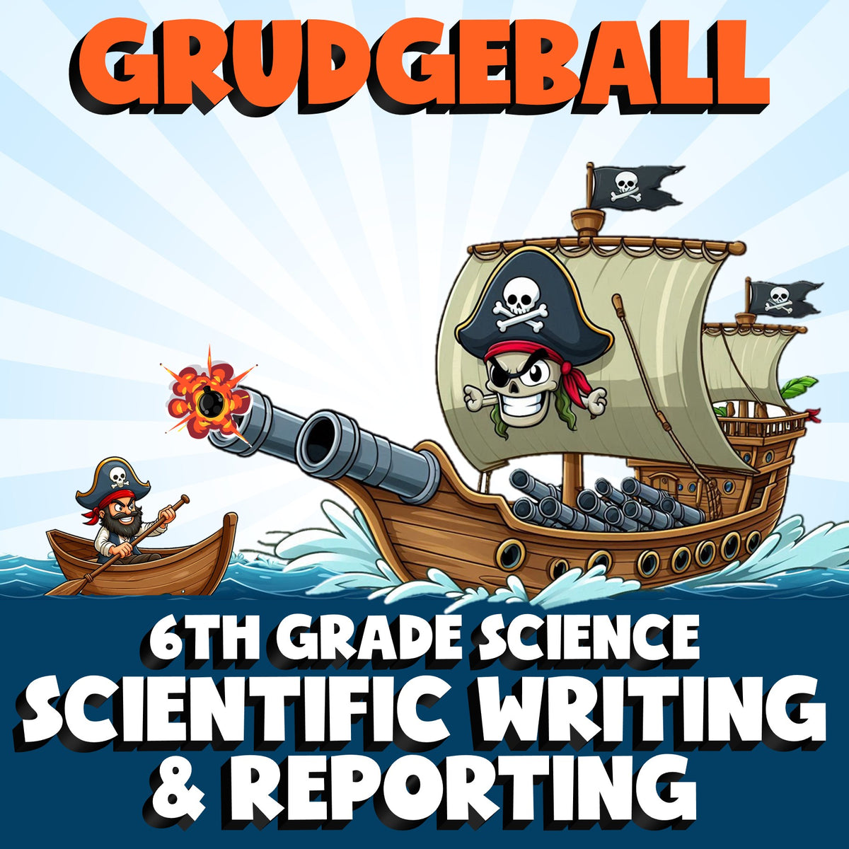 Scientific Writing & Reporting GRUDGEBALL Science Game - No Prep Grade 6 Review