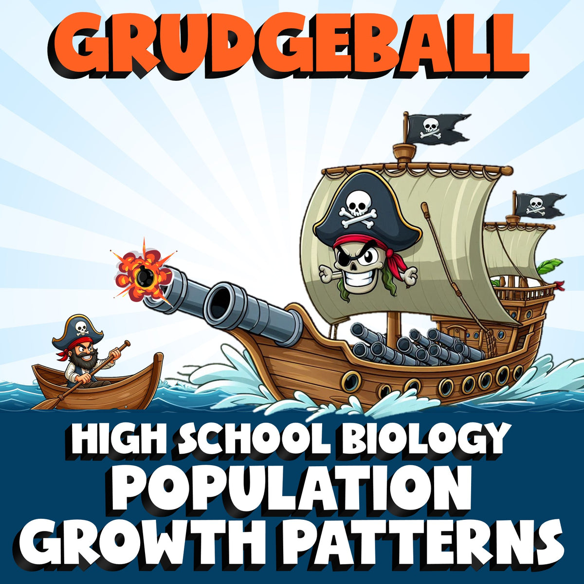 Population Growth Patterns GRUDGEBALL Science Game - No Prep Biology Review
