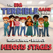 Meiosis Stages BIG TERRIBLE GAME - No Prep Biology Science Review Activity