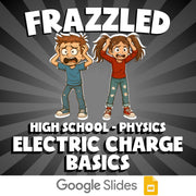 Electric Charge Basics FRAZZLED Science Game - No Prep Physics Review Activity