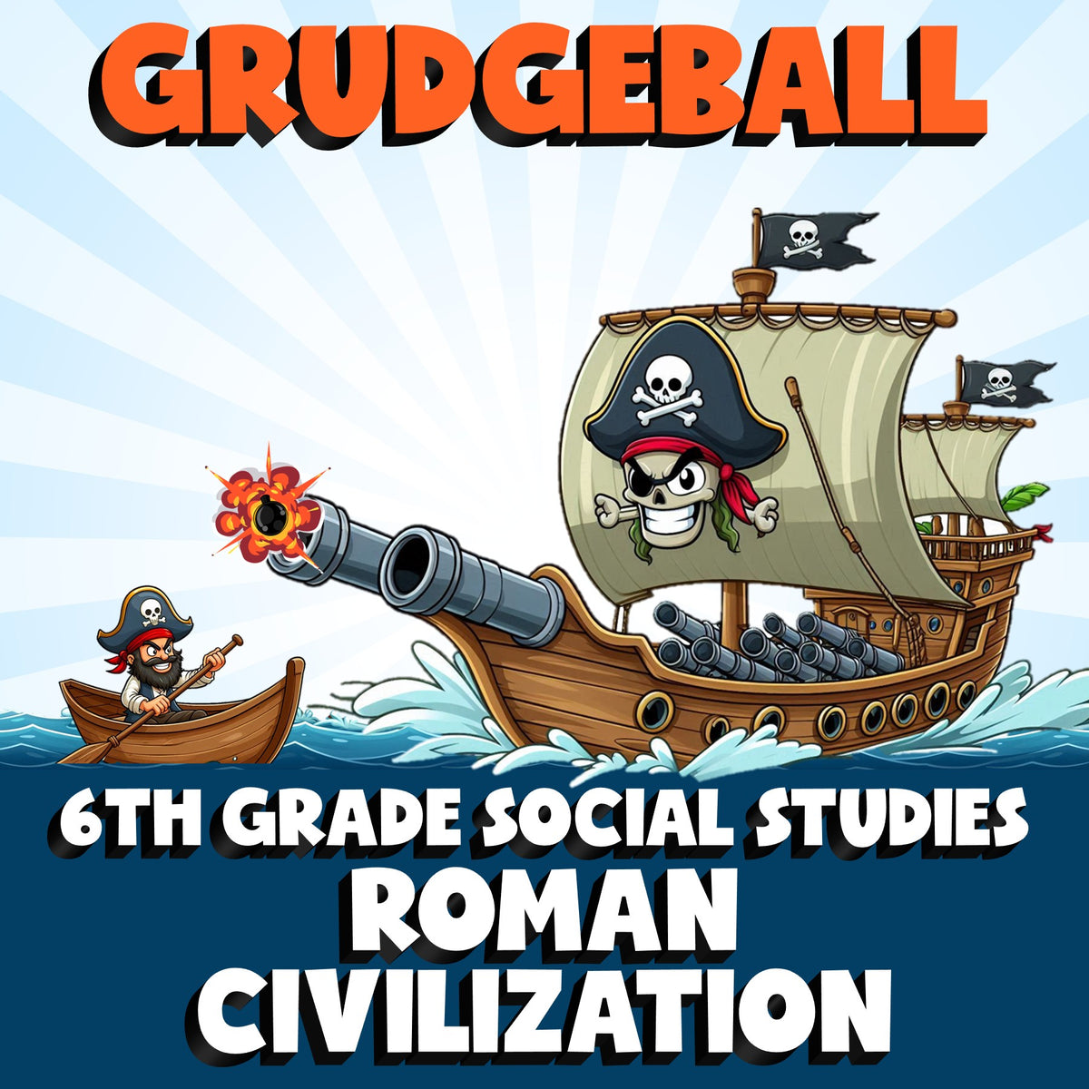 Roman Civilization GRUDGEBALL Socials Game - No Prep Grade 6 Review Activity
