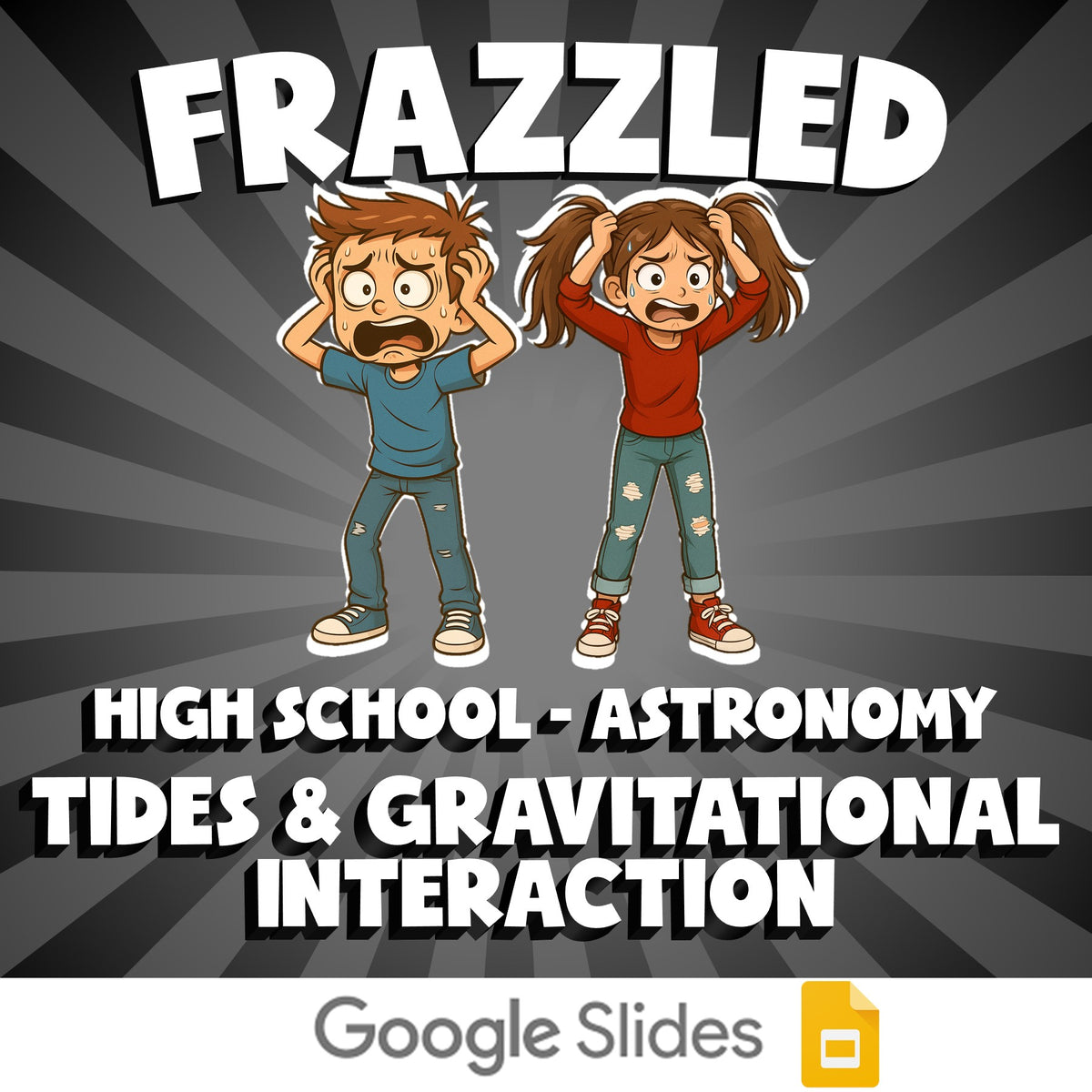 Tides & Gravitational Interaction FRAZZLED Science Game - No Prep Astronomy