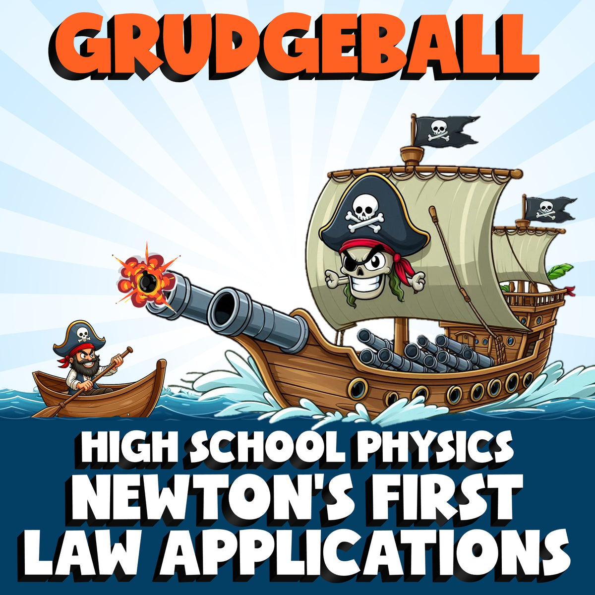 Newton’s First Law Applications GRUDGEBALL Science Game - No Prep Physics Review