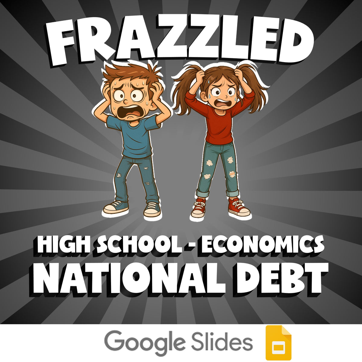 National Debt FRAZZLED Economics Game - No Prep Review Activity