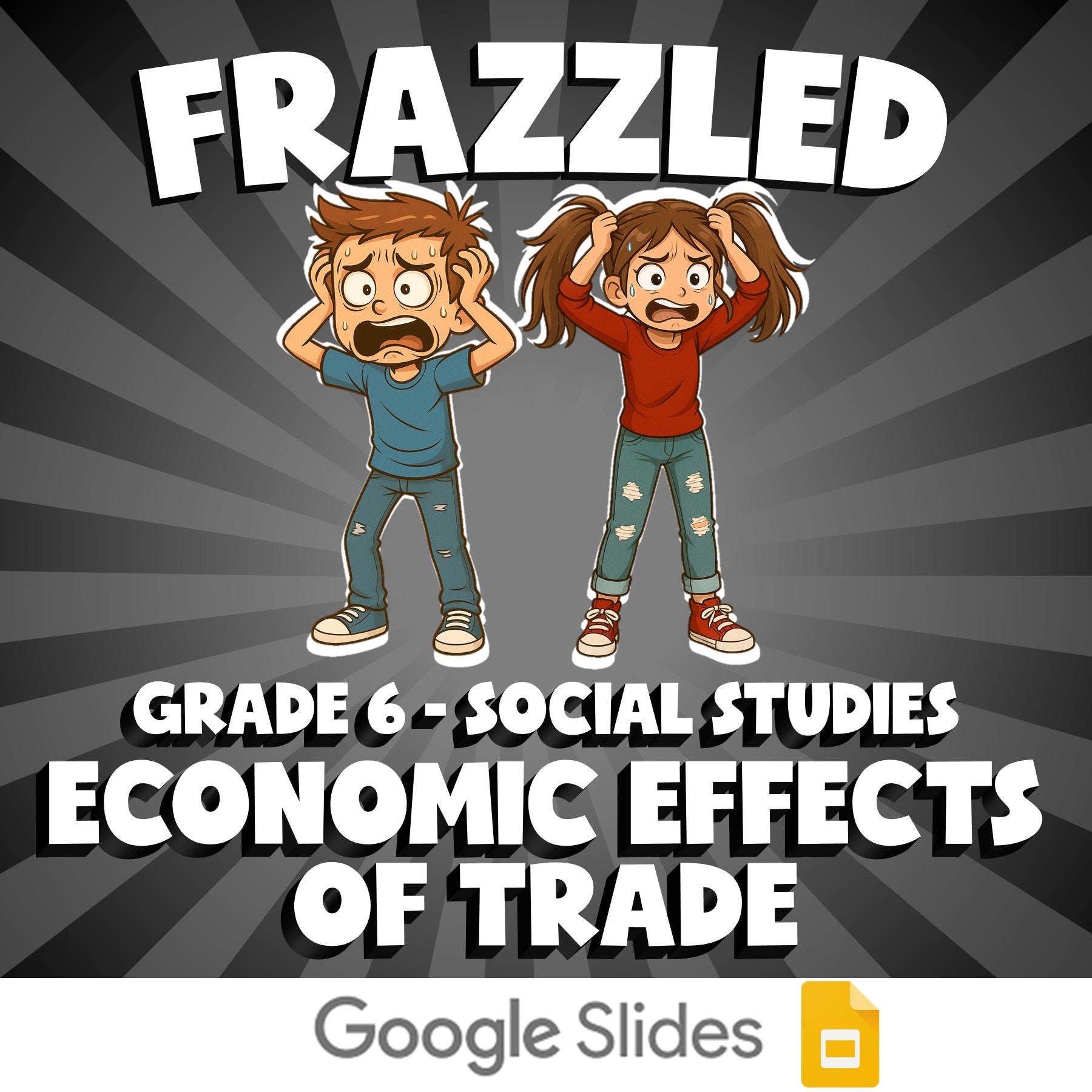 Economic Effects of Trade FRAZZLED Socials Game - No Prep Grade 6 Review