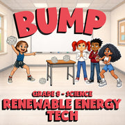 Renewable Energy Tech BUMP Science Game - No Prep Grade 8 Review Activity