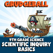 Scientific Inquiry Basics GRUDGEBALL Science Game - No Prep Grade 9 Review