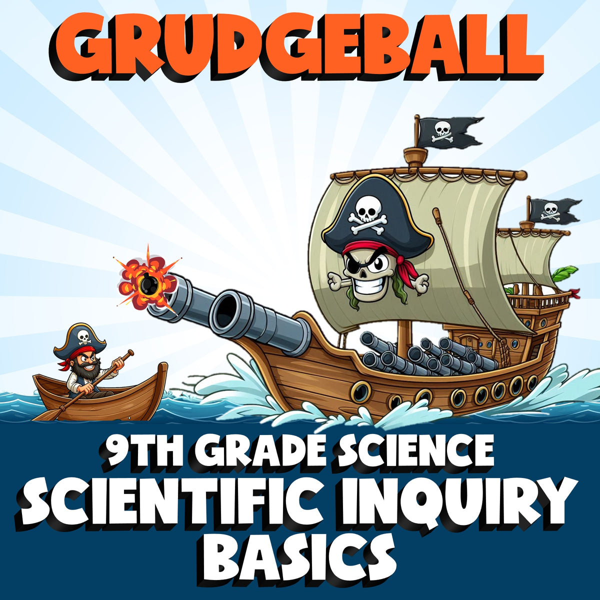 Scientific Inquiry Basics GRUDGEBALL Science Game - No Prep Grade 9 Review