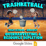 Overharvesting & Resource Depletion TRASHKETBALL Science Game - No Prep Biology