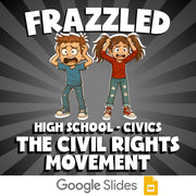 The Civil Rights Movement FRAZZLED Civics Game - No Prep Review Activity