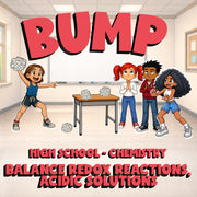 Balance Redox Reactions, Acidic Solutions BUMP Science Game - No Prep Chemistry