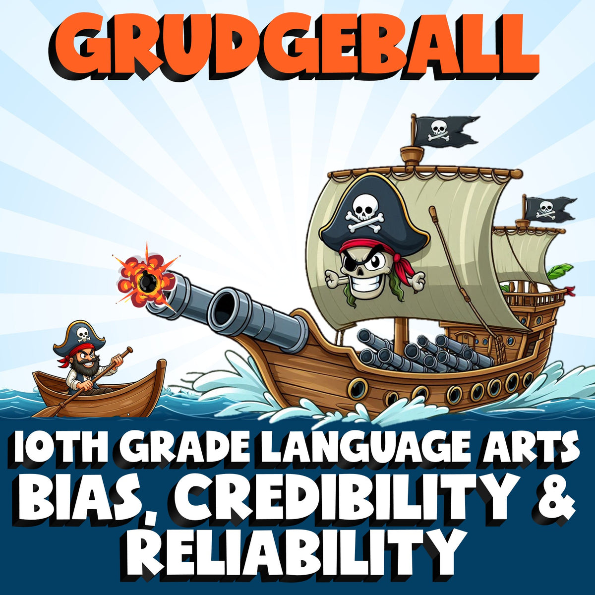 Bias, Credibility & Reliability GRUDGEBALL ELA Game - No Prep Grade 10 Review