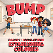 Establishing Colonies BUMP Socials Game - No Prep Grade 4 Review Activity