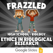 Ethics in Biological Research FRAZZLED Science Game - No Prep Biology Review