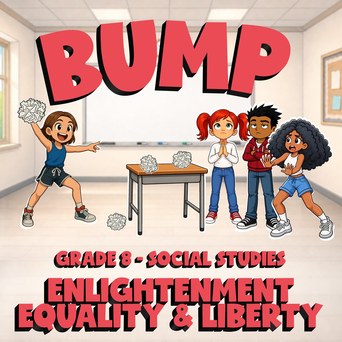 Enlightenment Equality & Liberty BUMP Socials Game - No Prep Grade 8 Review