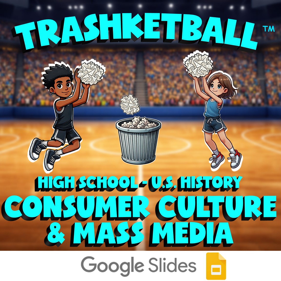 Consumer Culture & Mass Media TRASHKETBALL U.S. History Game - No Prep Review