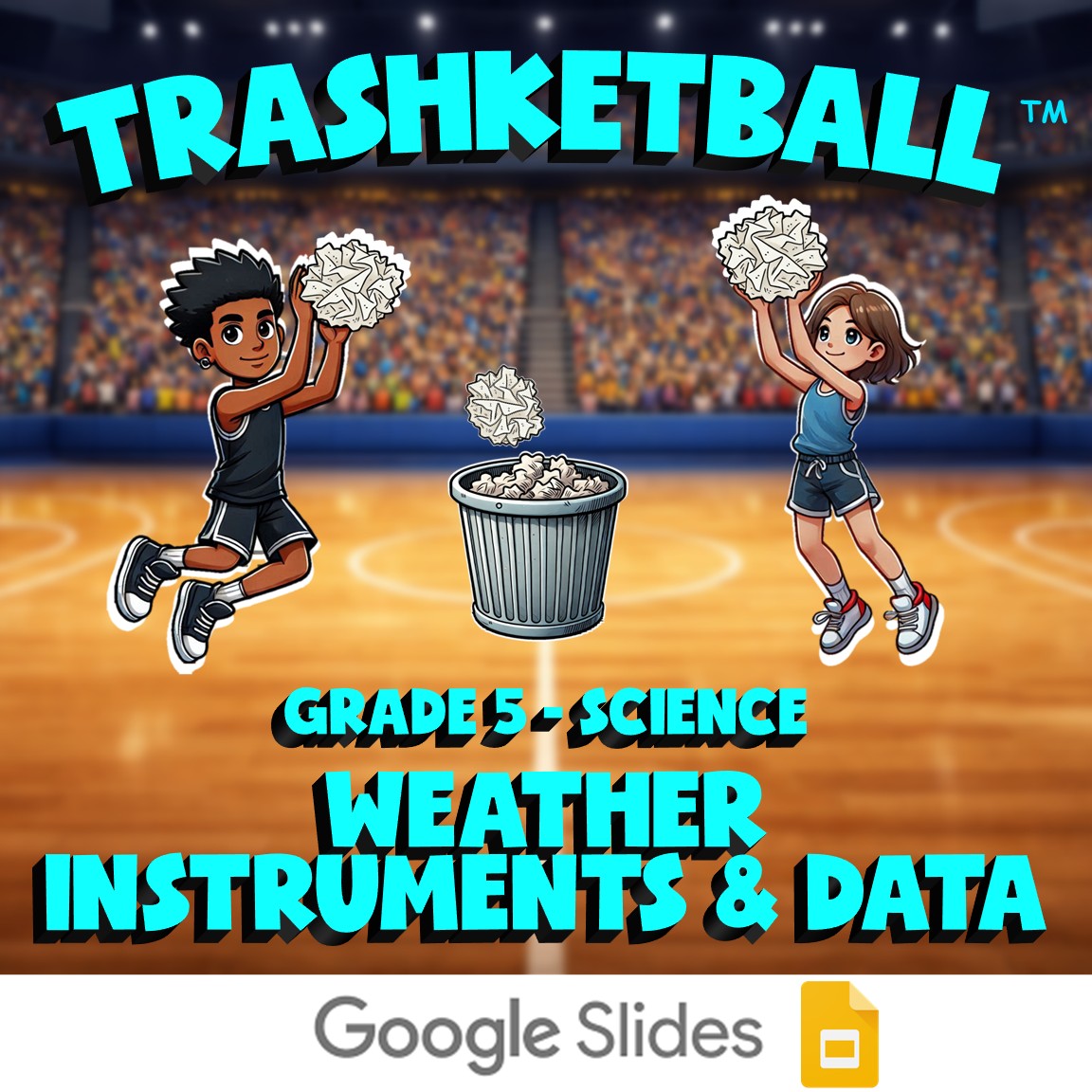 Weather Instruments & Data TRASHKETBALL Science Game - No Prep Grade 5 Review