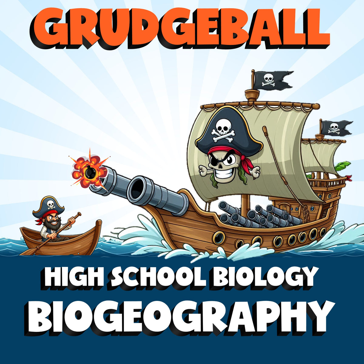 Biogeography GRUDGEBALL Science Game - No Prep Biology Review Activity