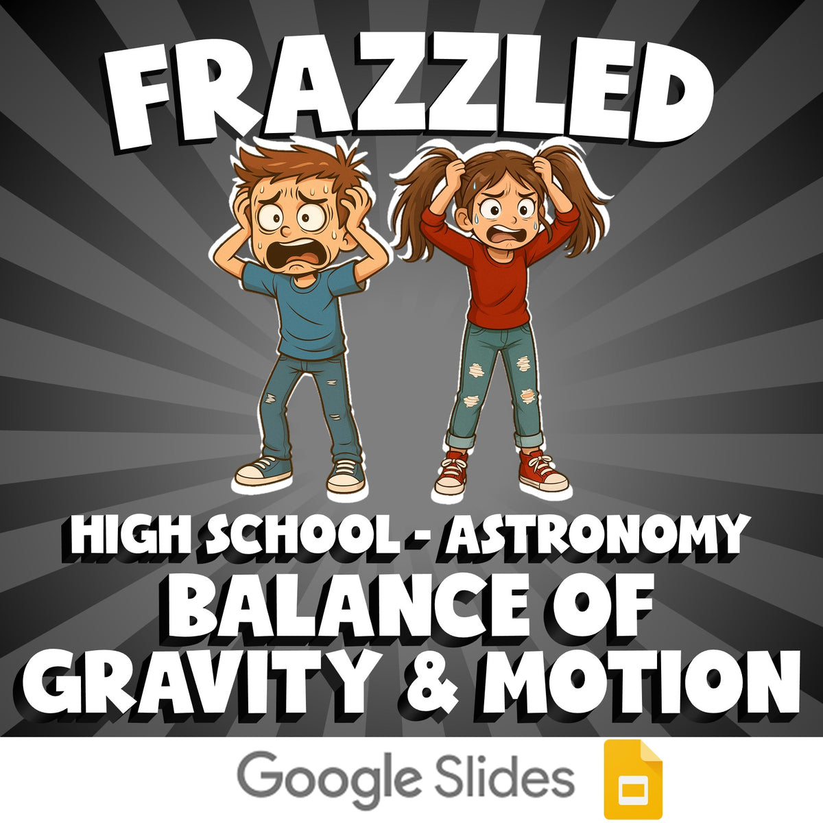 Balance of Gravity & Motion FRAZZLED Science Game - No Prep Astronomy Review