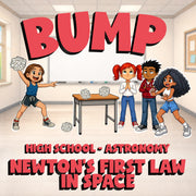 Newton’s First Law in Space BUMP Science Game - No Prep Astronomy Review