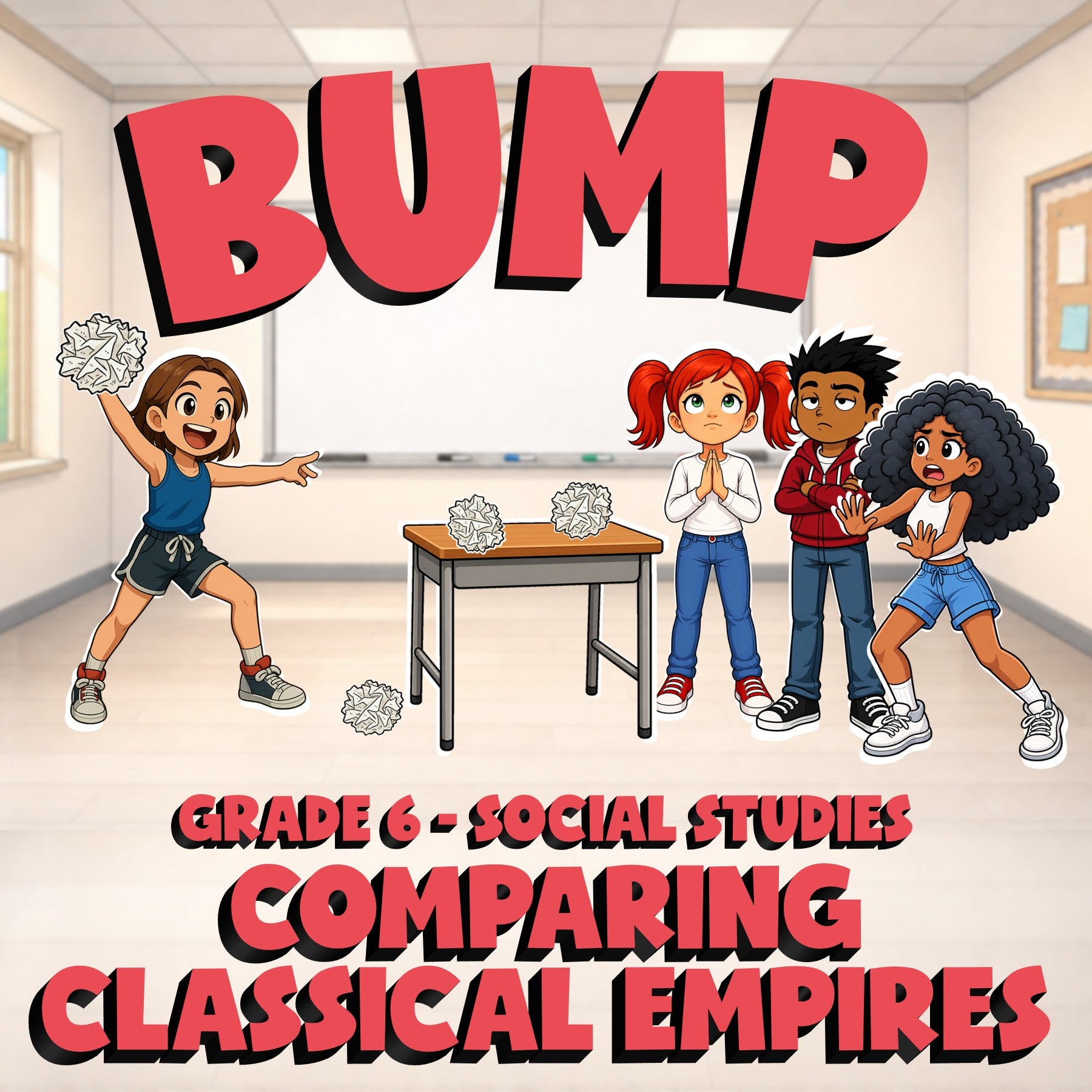 Comparing Classical Empires BUMP Socials Game - No Prep Grade 6 Review Activity