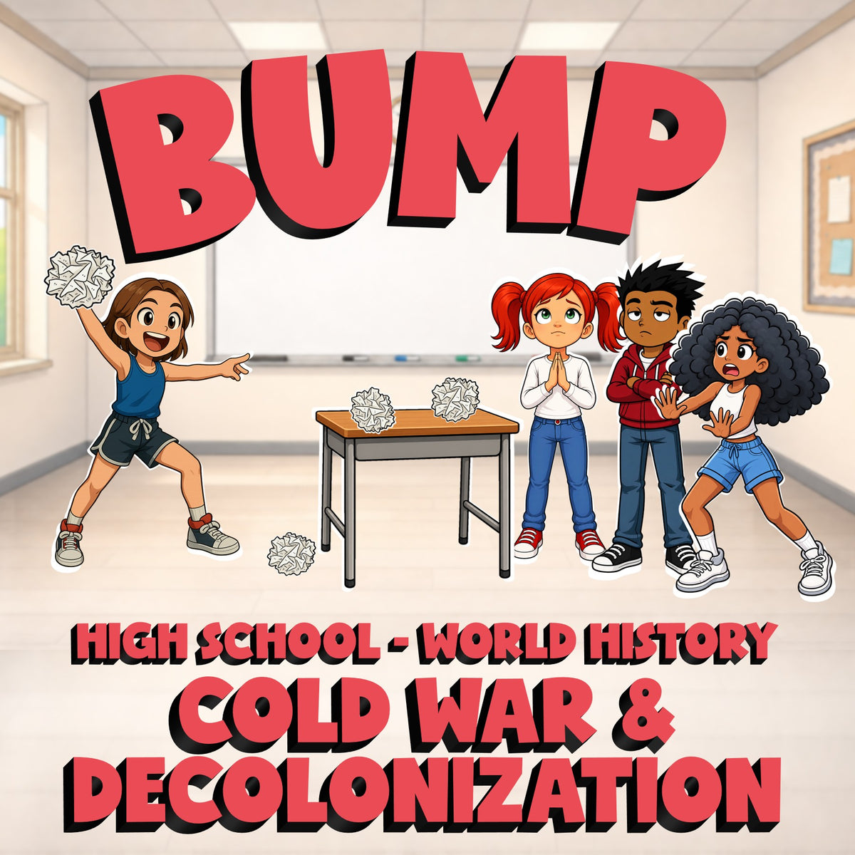 Cold War & Decolonization BUMP Game - No Prep World History Review Activity