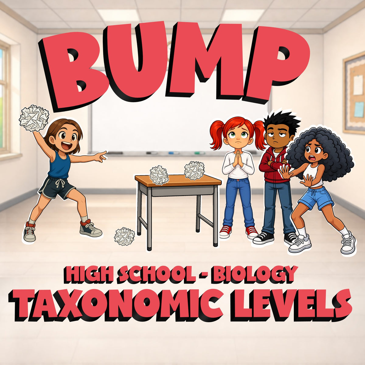 Taxonomic Levels BUMP Science Game - No Prep Biology Review Activity