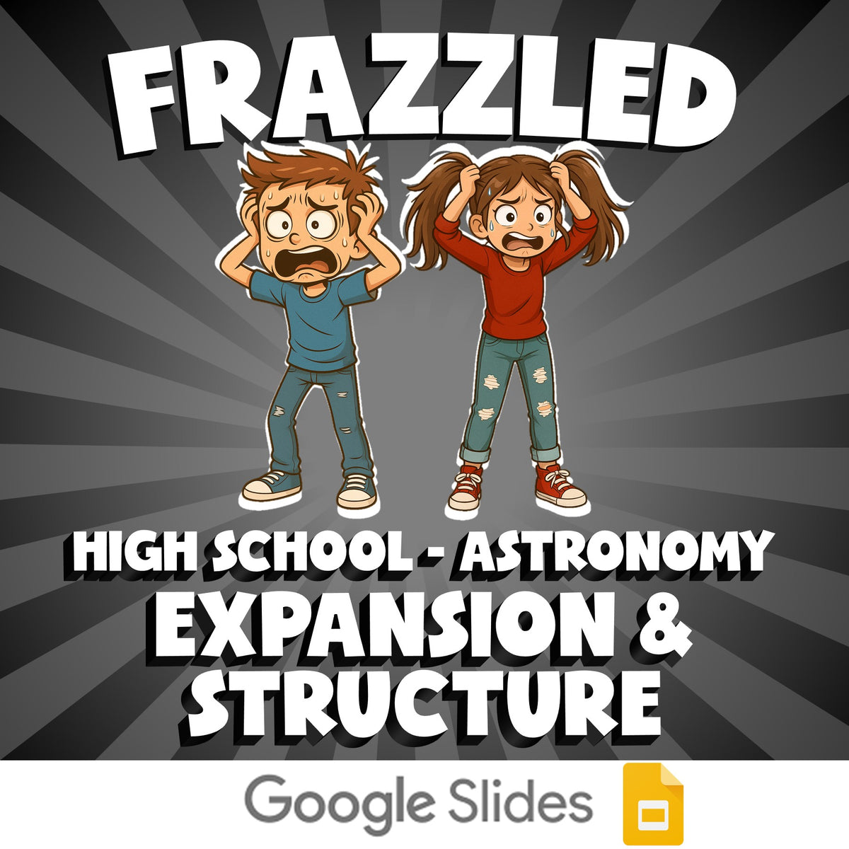 Expansion & Structure FRAZZLED Science Game - No Prep Astronomy Review Activity