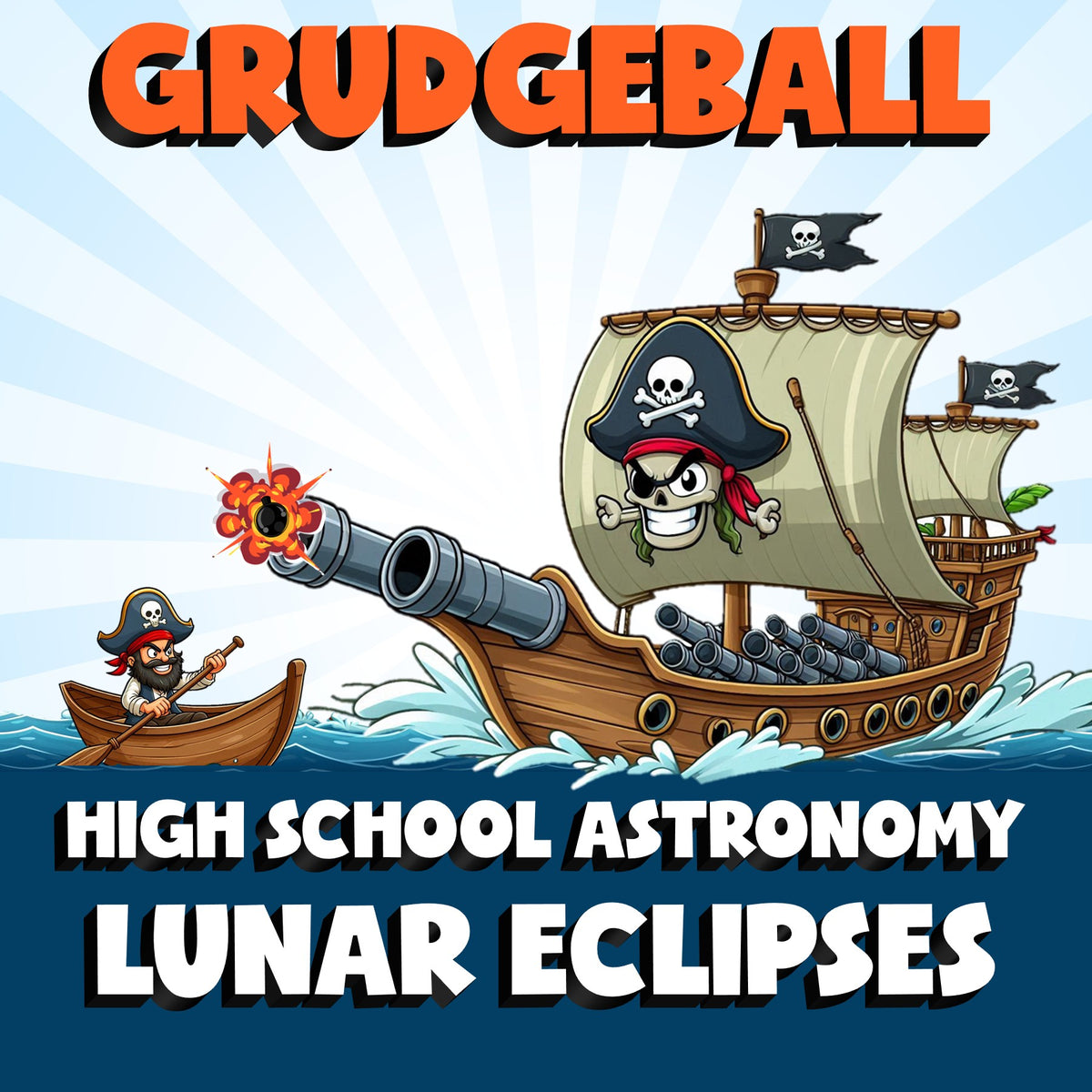 Lunar Eclipses GRUDGEBALL Science Game - No Prep Astronomy Review Activity