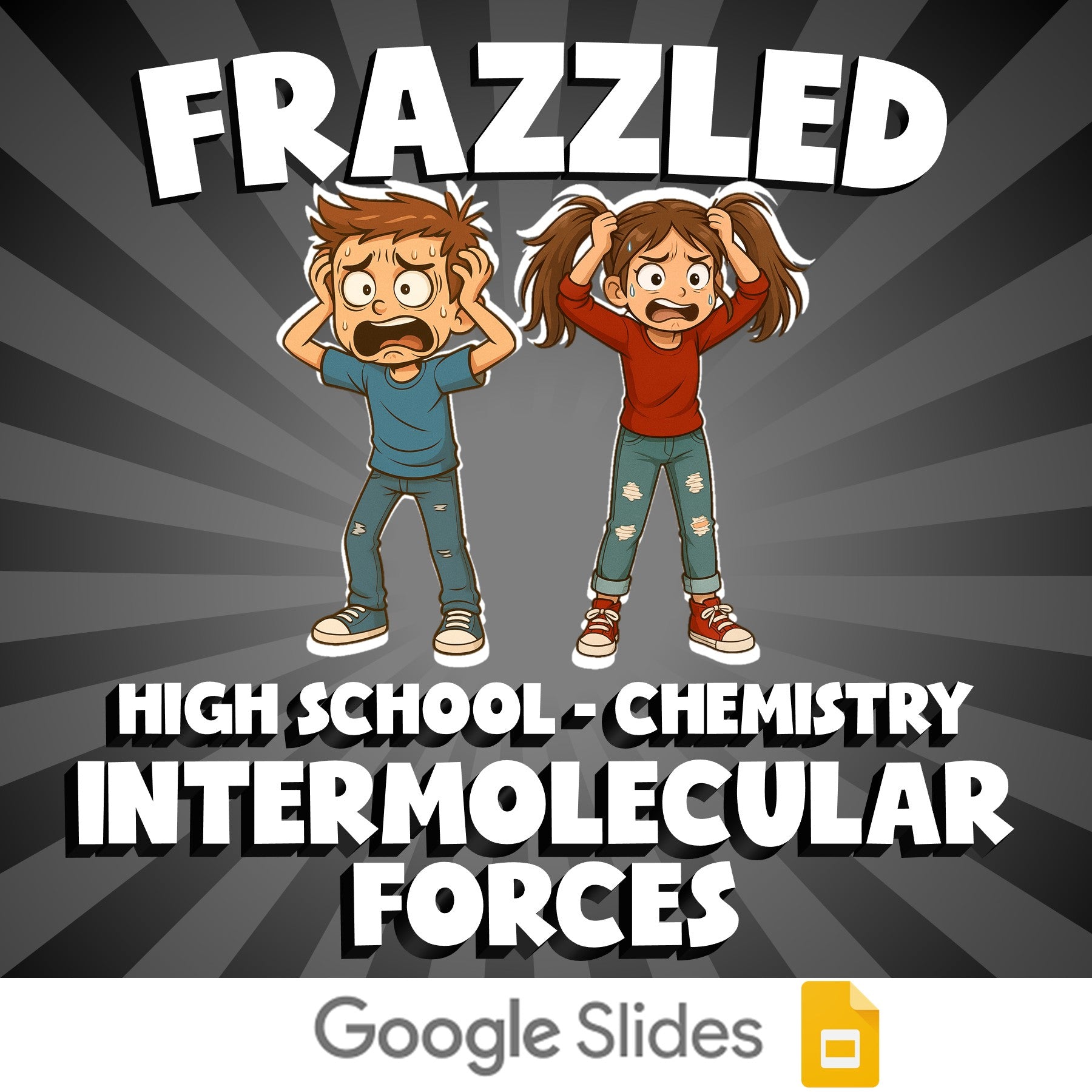 Intermolecular Forces FRAZZLED Science Game - No Prep Chemistry Review Activity