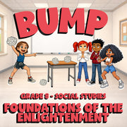 Foundations of the Enlightenment BUMP Socials Game - No Prep Grade 8 Review